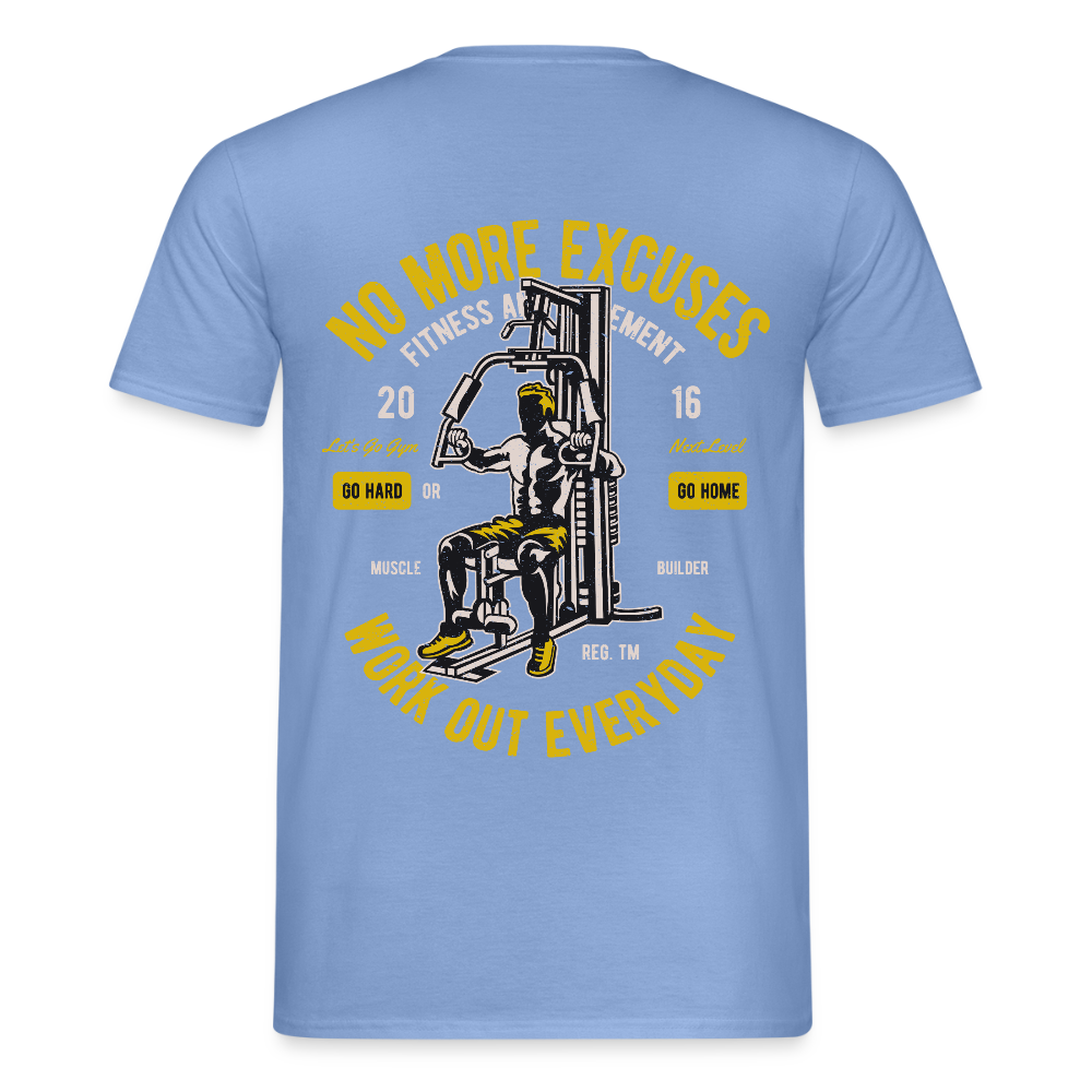 Work out everyday Men's T-Shirt - carolina blue