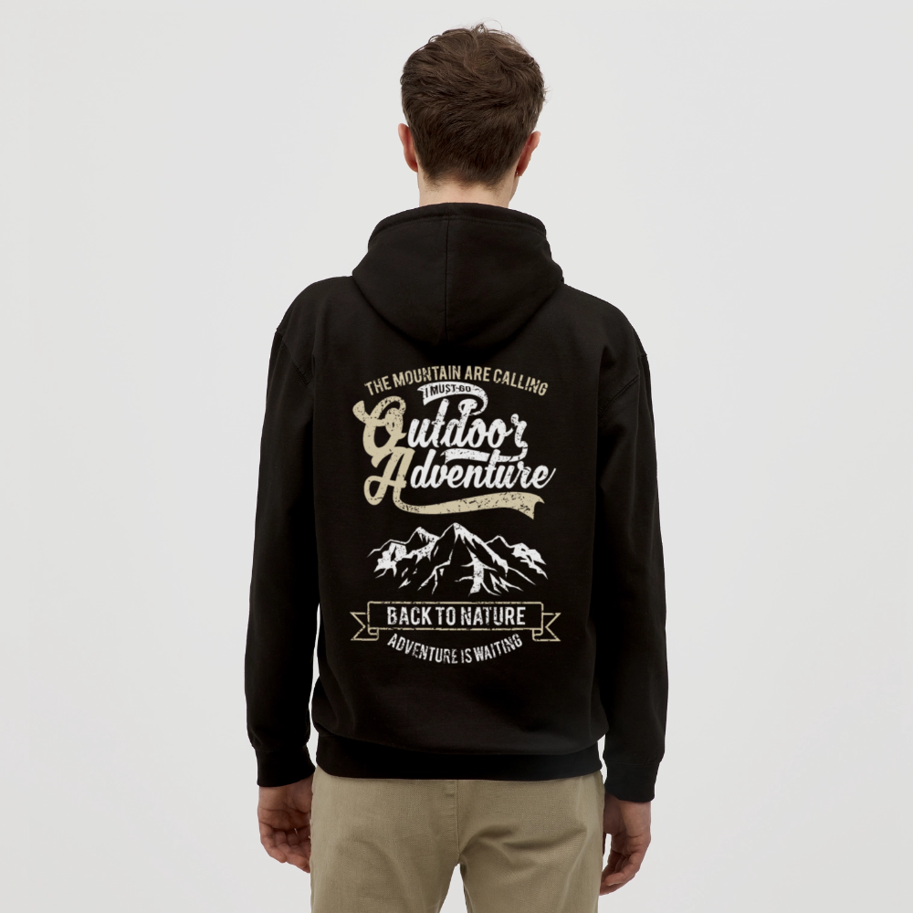 Outdoor Adventure Unisex Hoodie - black