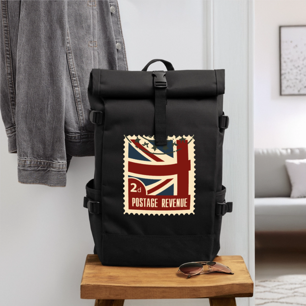 UnitedKingdom Roll Top Backpack - black