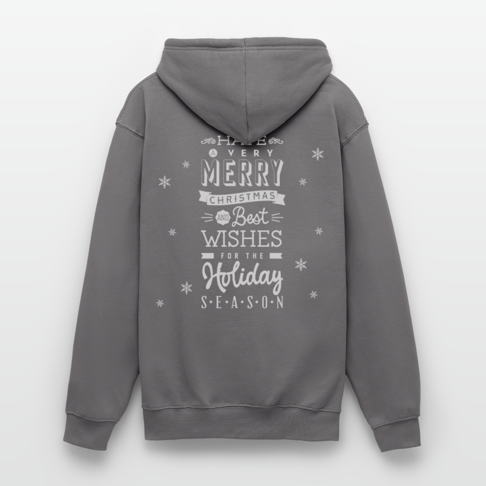 Merry Christmas Unisex Hoodie - elephant grey