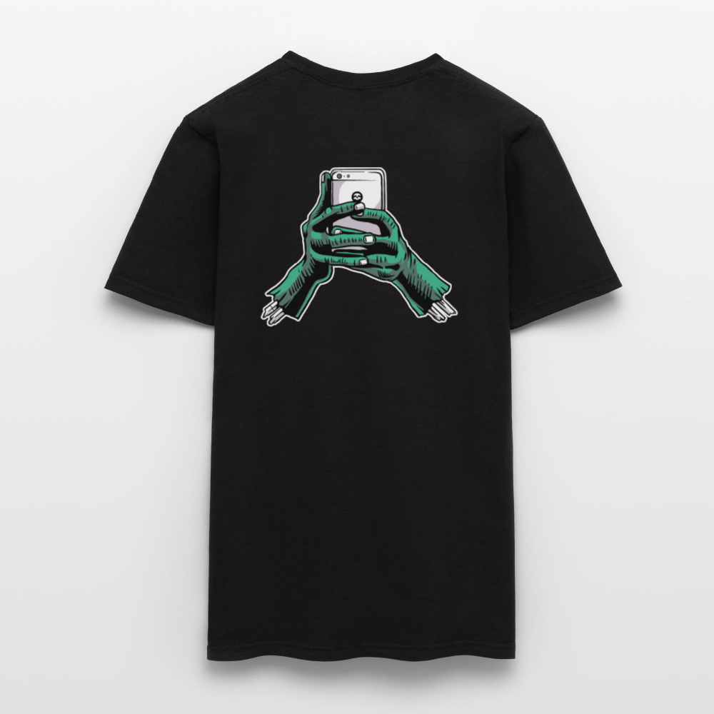 zombie phone Men's T-Shirt - black