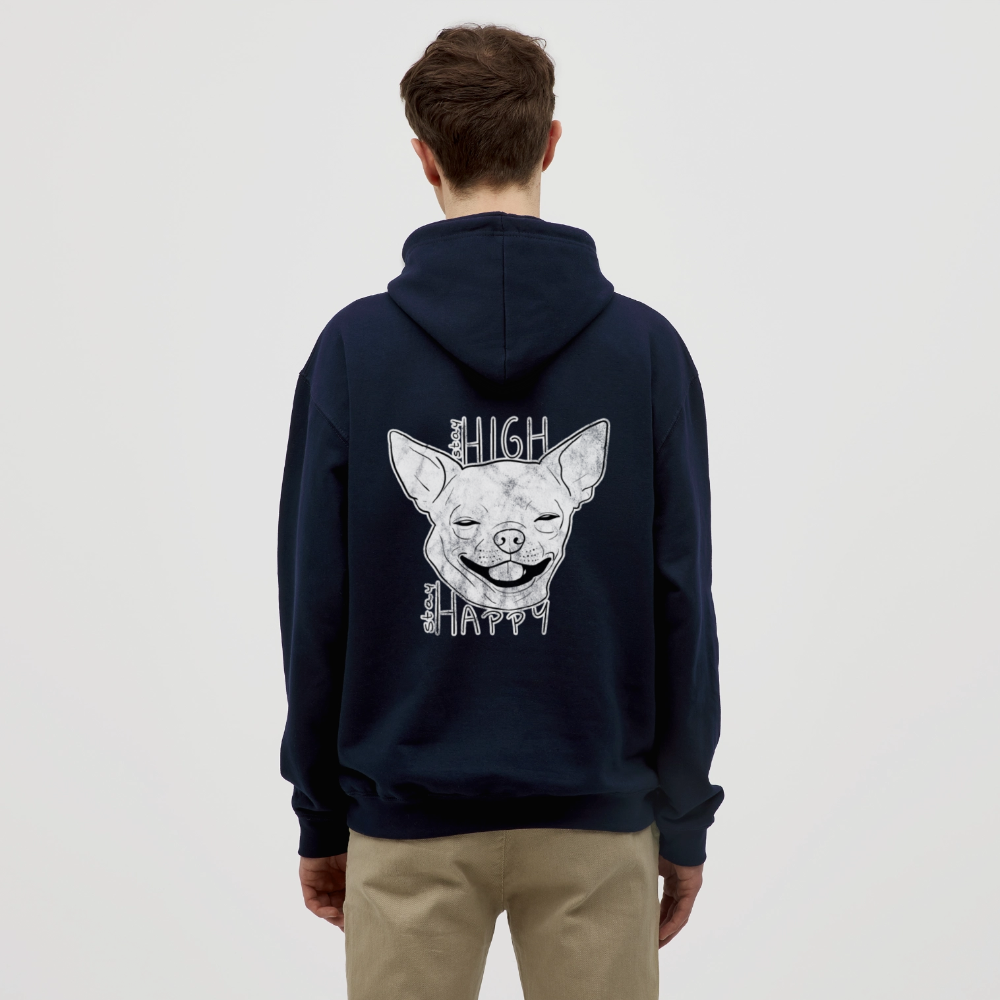 Stay high stay happy Unisex Hoodie - navy