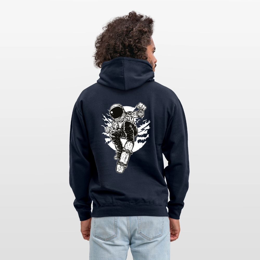 Astraunaut Space Skater Unisex Hoodie - navy