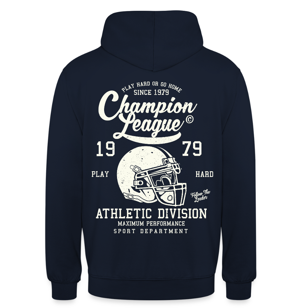 Champion League Unisex Hoodie - navy