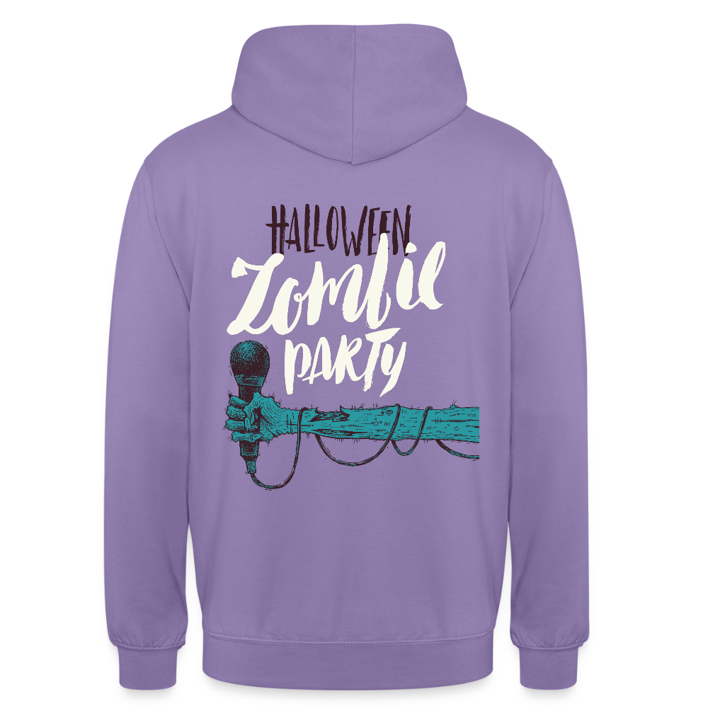 Halloween zombie party Unisex Hoodie - lavender