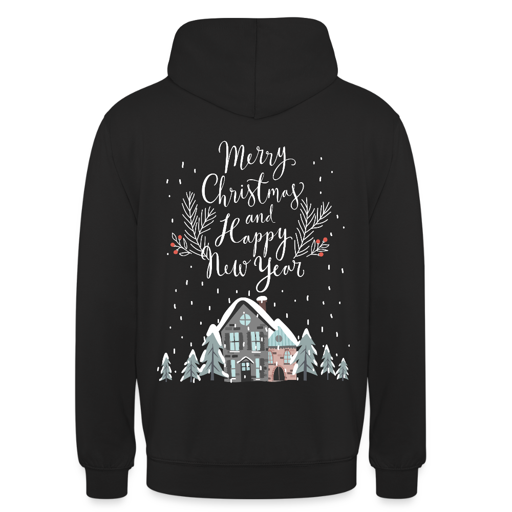 Christmas Quote Unisex Hoodie - black