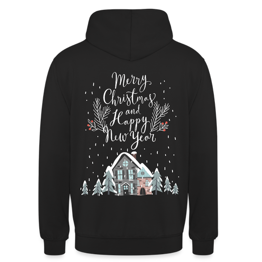 Christmas Quote Unisex Hoodie - black