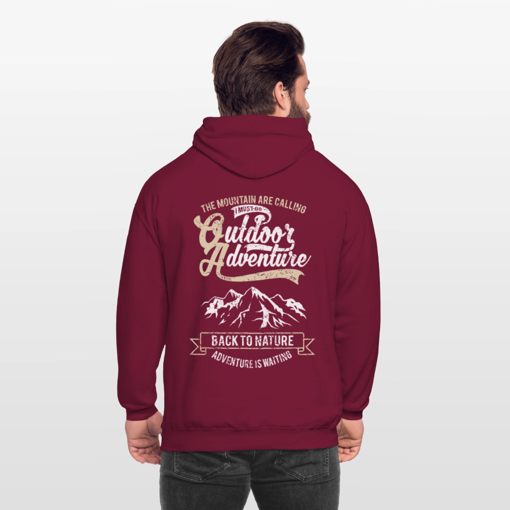 Outdoor Adventure Unisex Hoodie - bordeaux