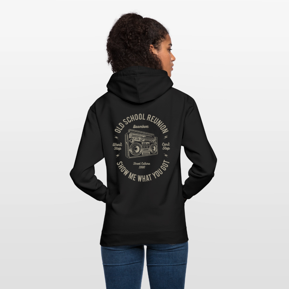 Old school reunion Unisex Hoodie - black
