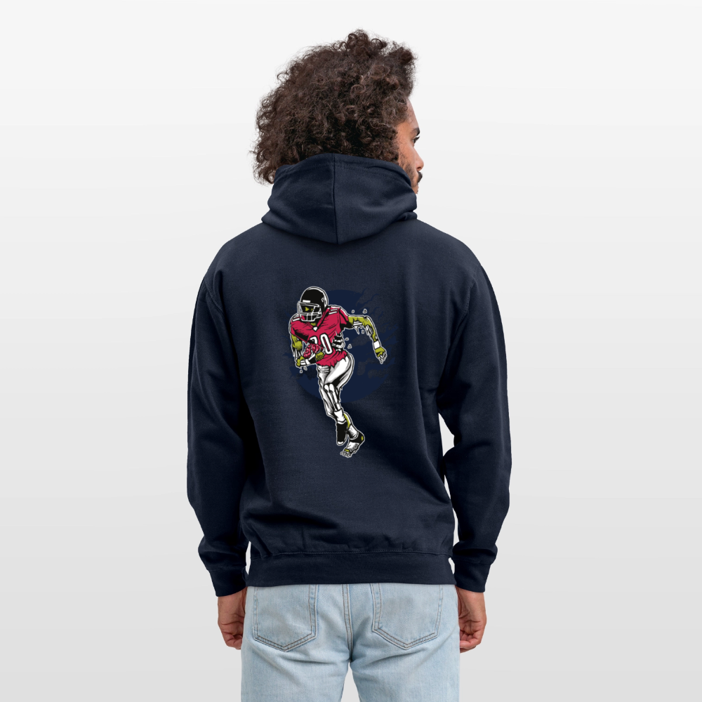 Zombie footballer Unisex Hoodie - navy