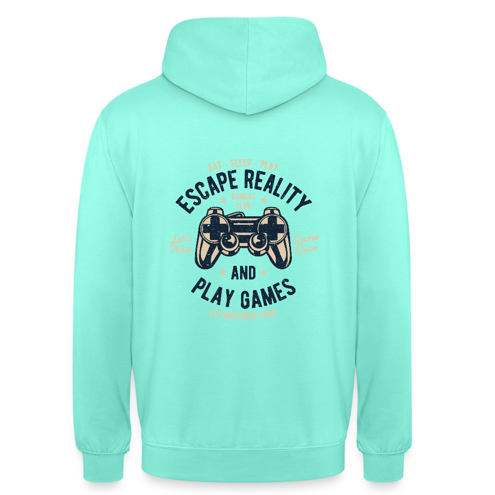 Escape Reality Unisex Hoodie - mint