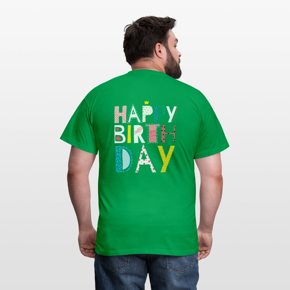 Happy birthday Men's T-Shirt - kelly green