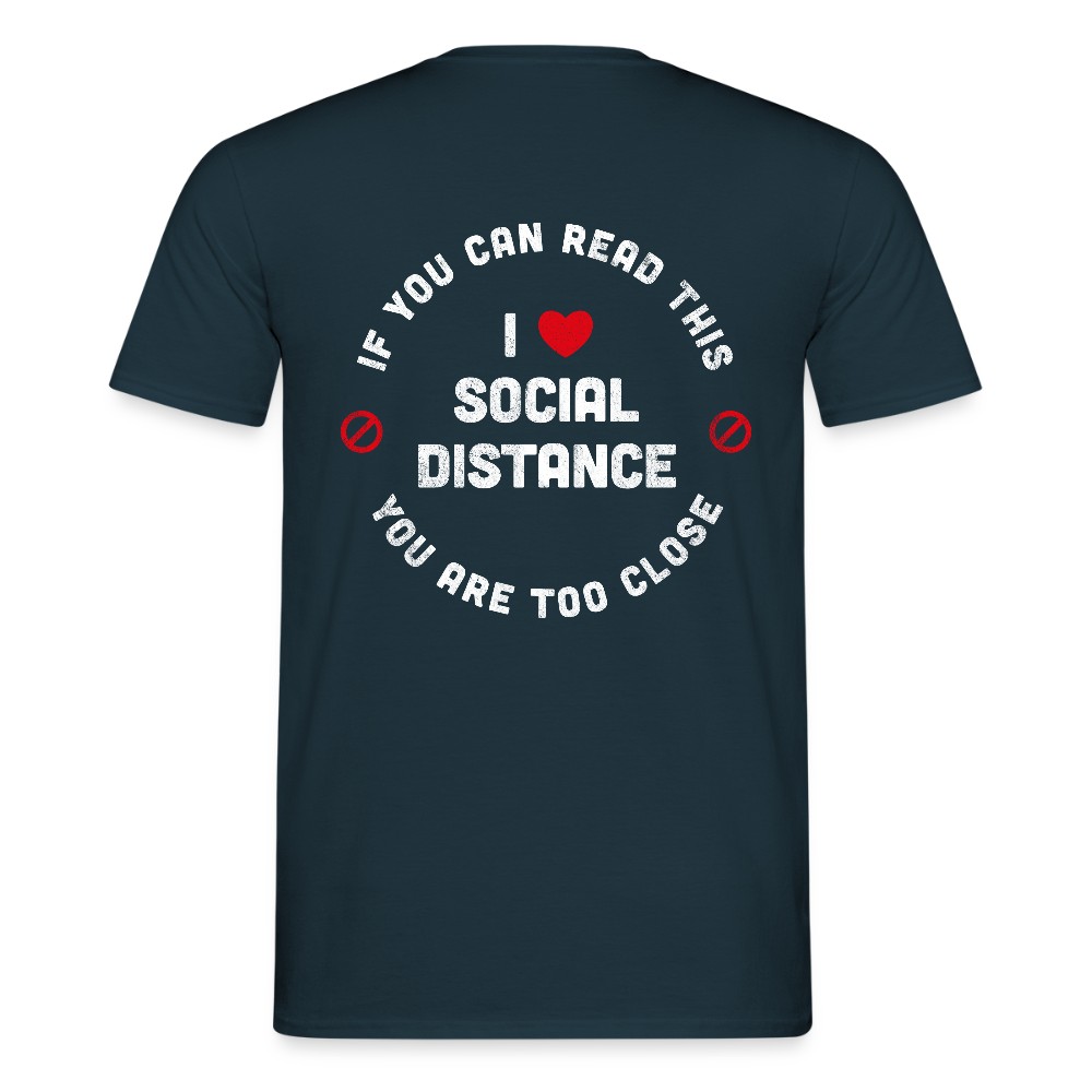 if you can read this Men's T-Shirt - navy