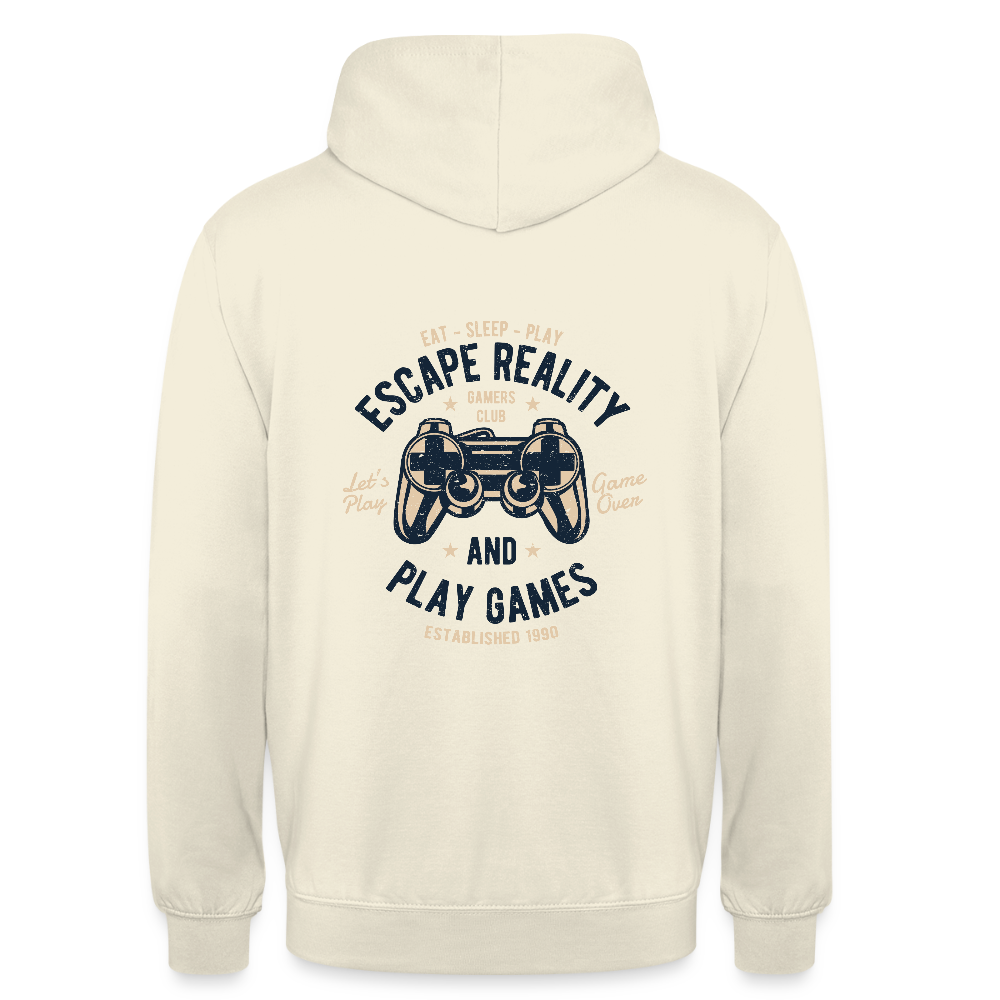 Escape Reality Unisex Hoodie - vanilla