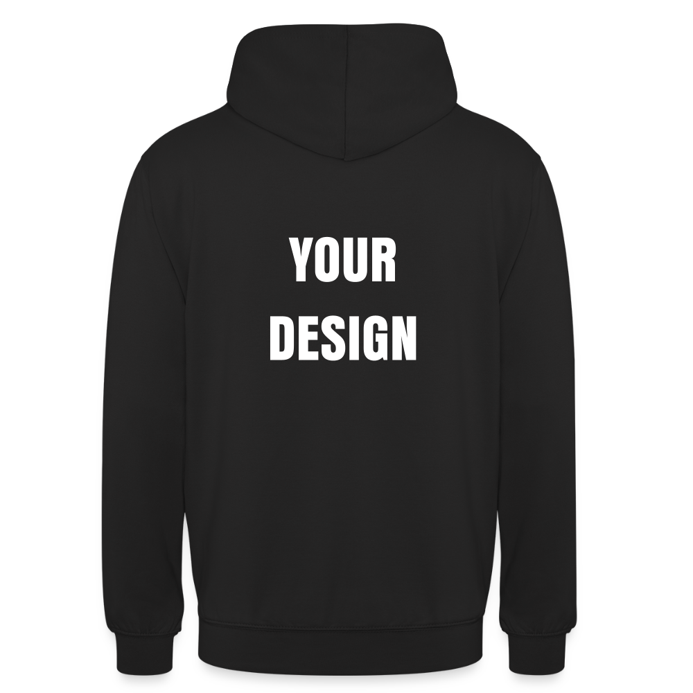 YOUR DESIGN Unisex Hoodie - black