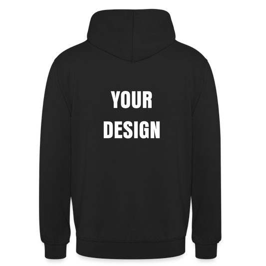 YOUR DESIGN Unisex Hoodie - black