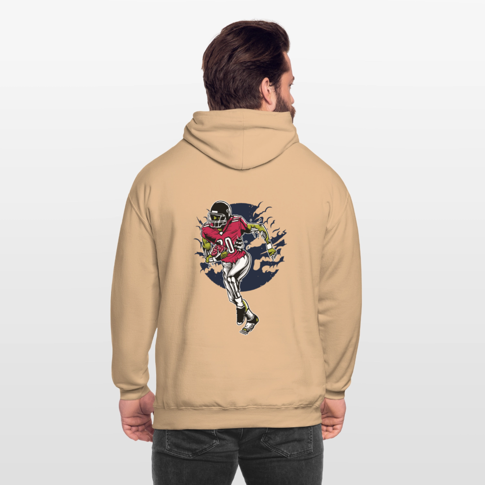 Zombie footballer Unisex Hoodie - peach