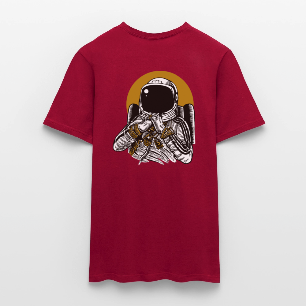 Space Dee Jay Men's T-Shirt - brick red