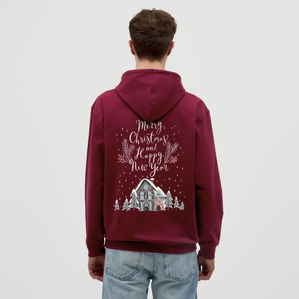Christmas Quote Unisex Hoodie - bordeaux