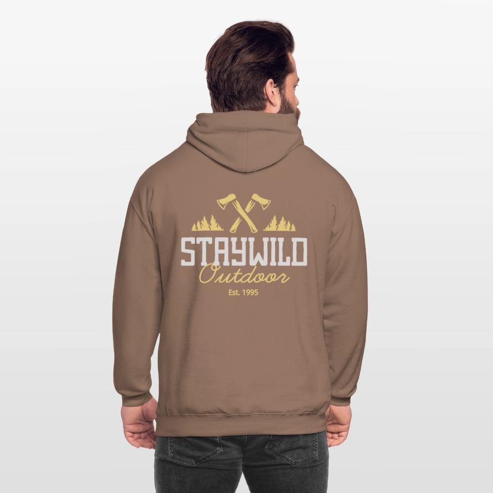 Sign Stay Wild Outdoors Unisex Hoodie - mocha