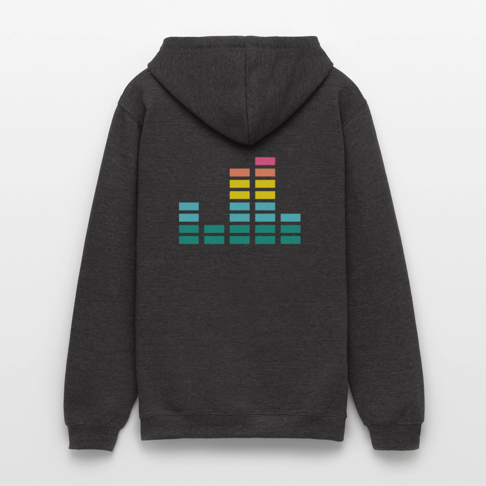 Equalizer Unisex Hoodie - charcoal grey
