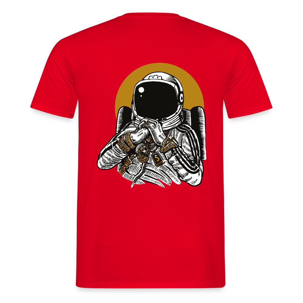 Space Dee Jay Men's T-Shirt - red