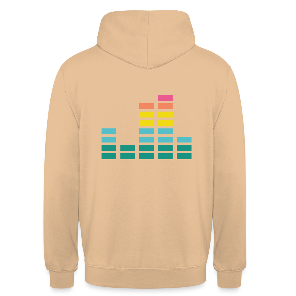 Equalizer Unisex Hoodie - peach