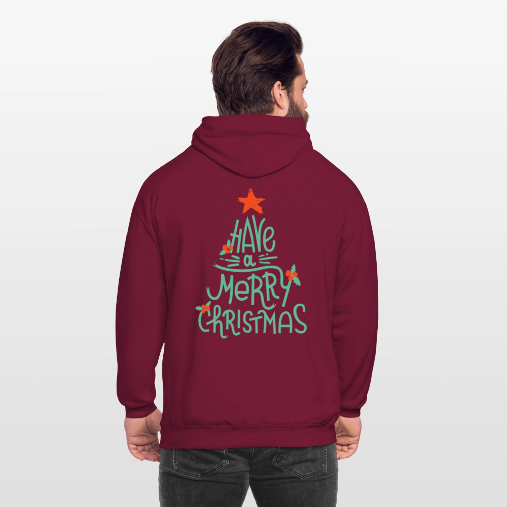 Merry christmas Unisex Hoodie - bordeaux