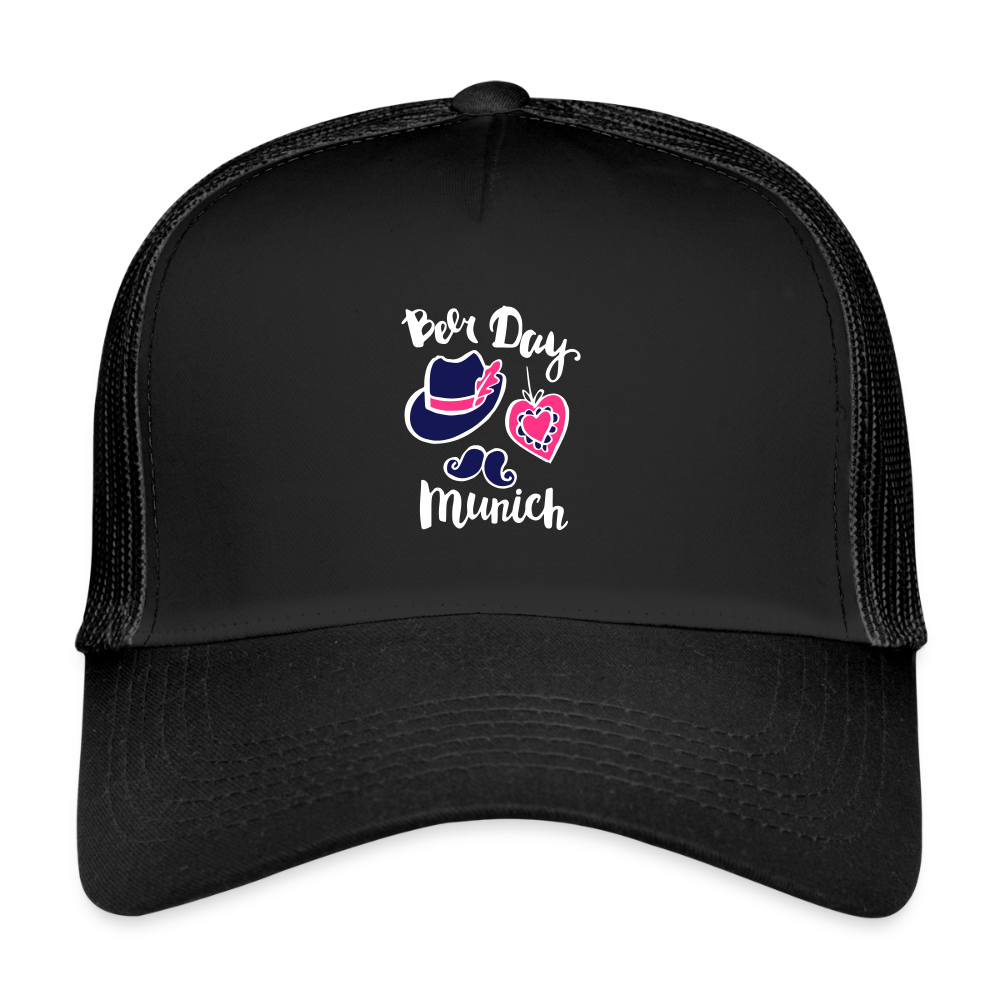 Beer day Trucker Cap - black/black