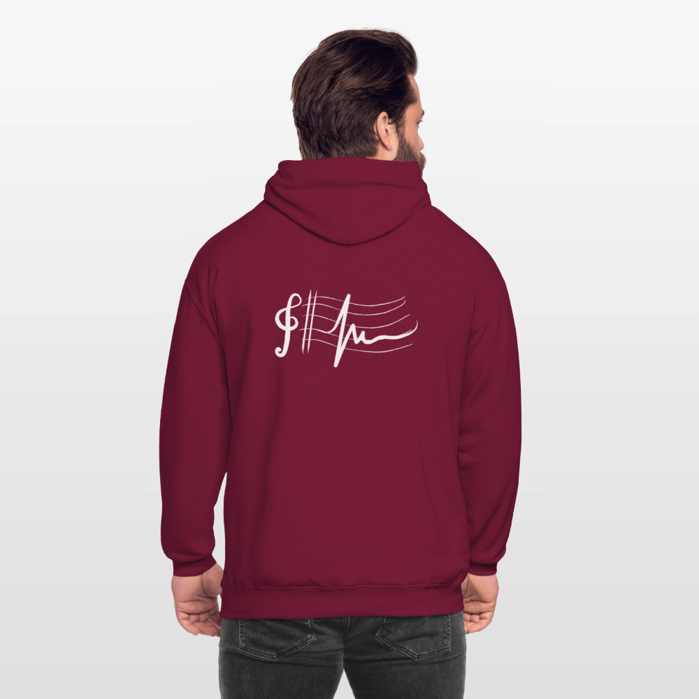 I love music Unisex Hoodie - bordeaux