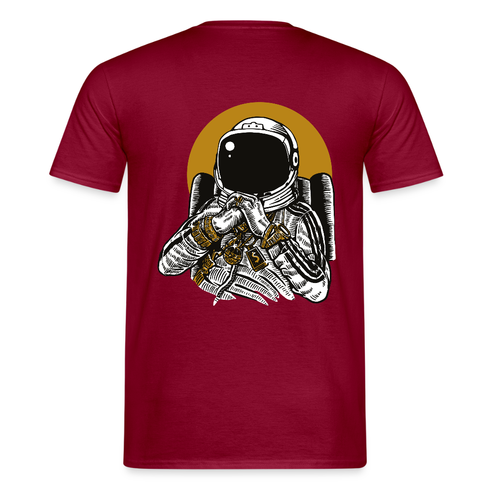 Space Dee Jay Men's T-Shirt - brick red