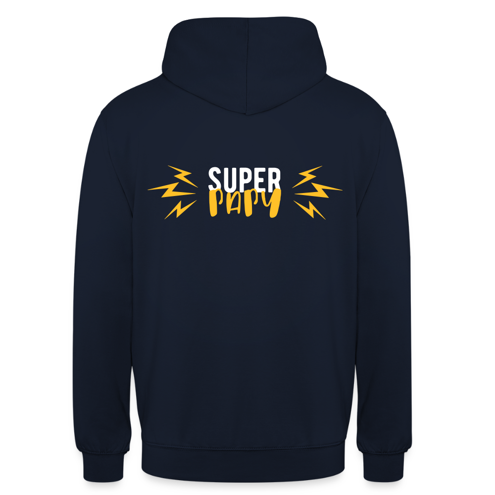 Super Papy 3 Unisex Hoodie - navy