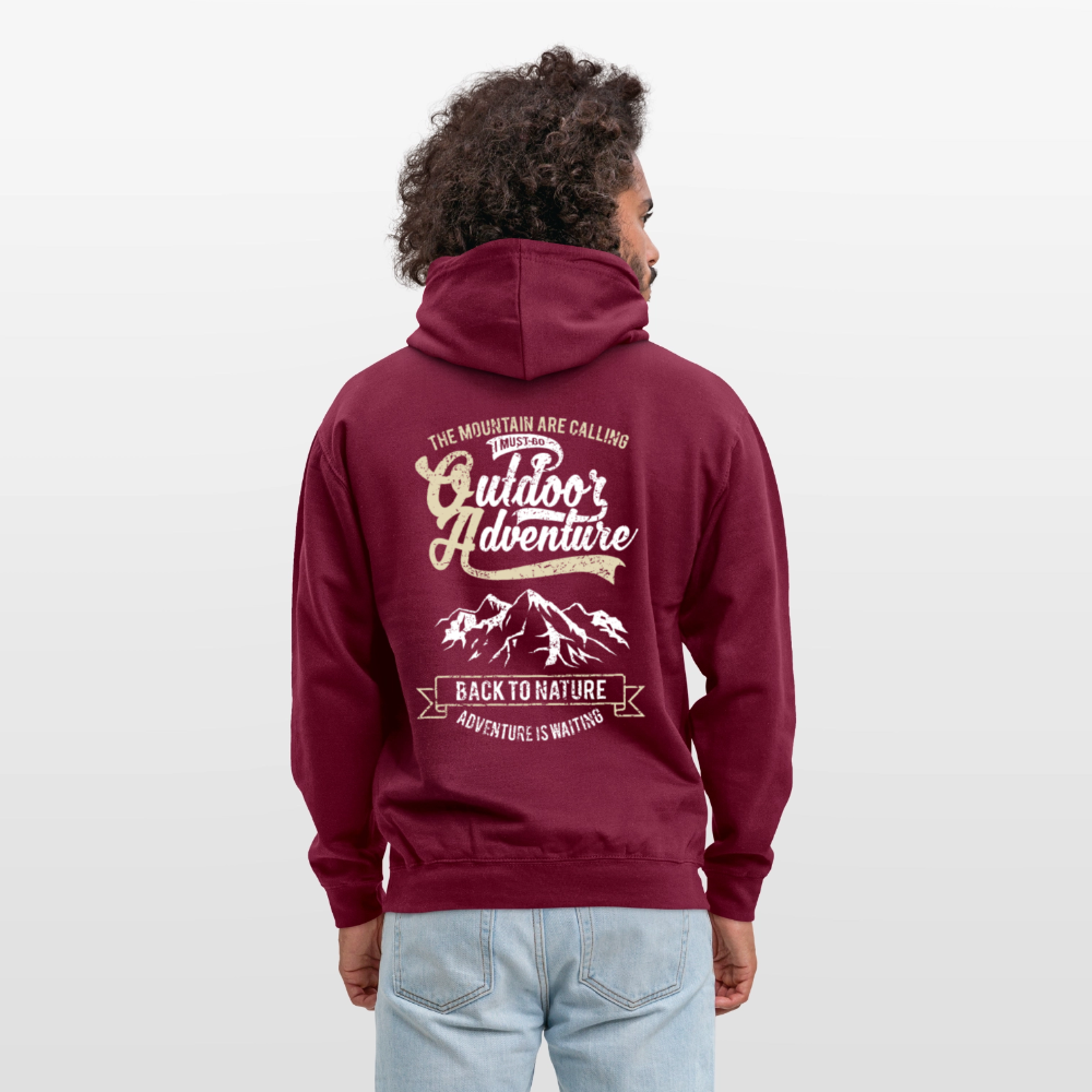 Outdoor Adventure Unisex Hoodie - bordeaux