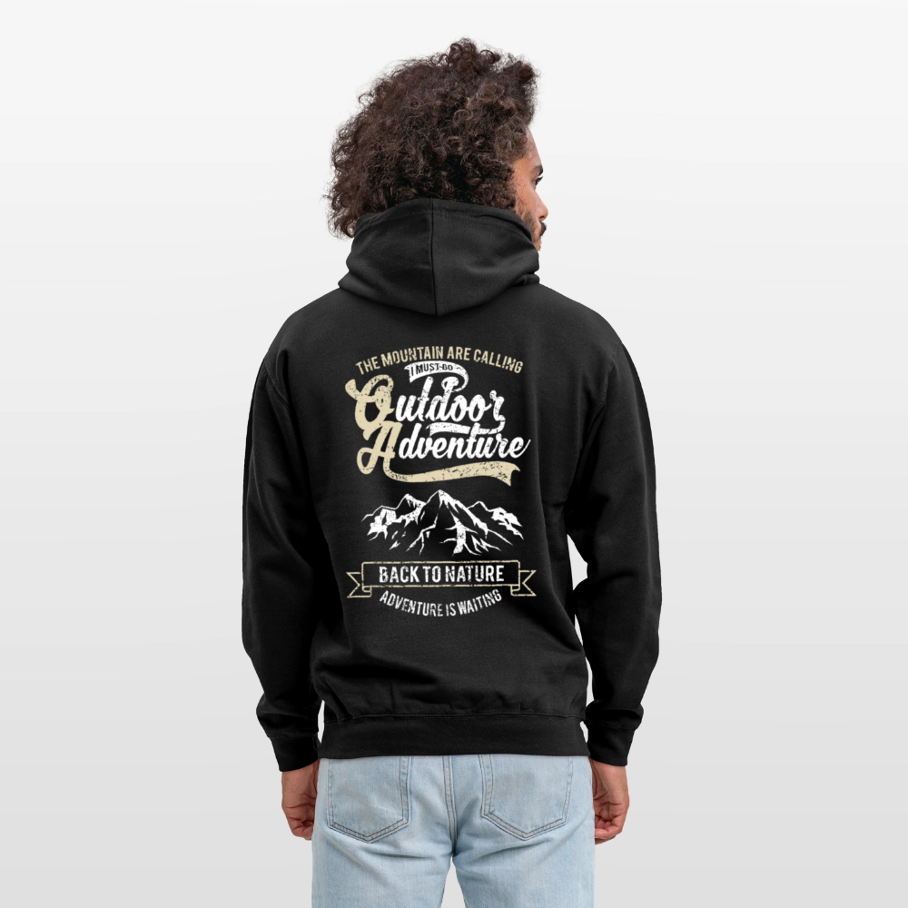 Outdoor Adventure Unisex Hoodie - black