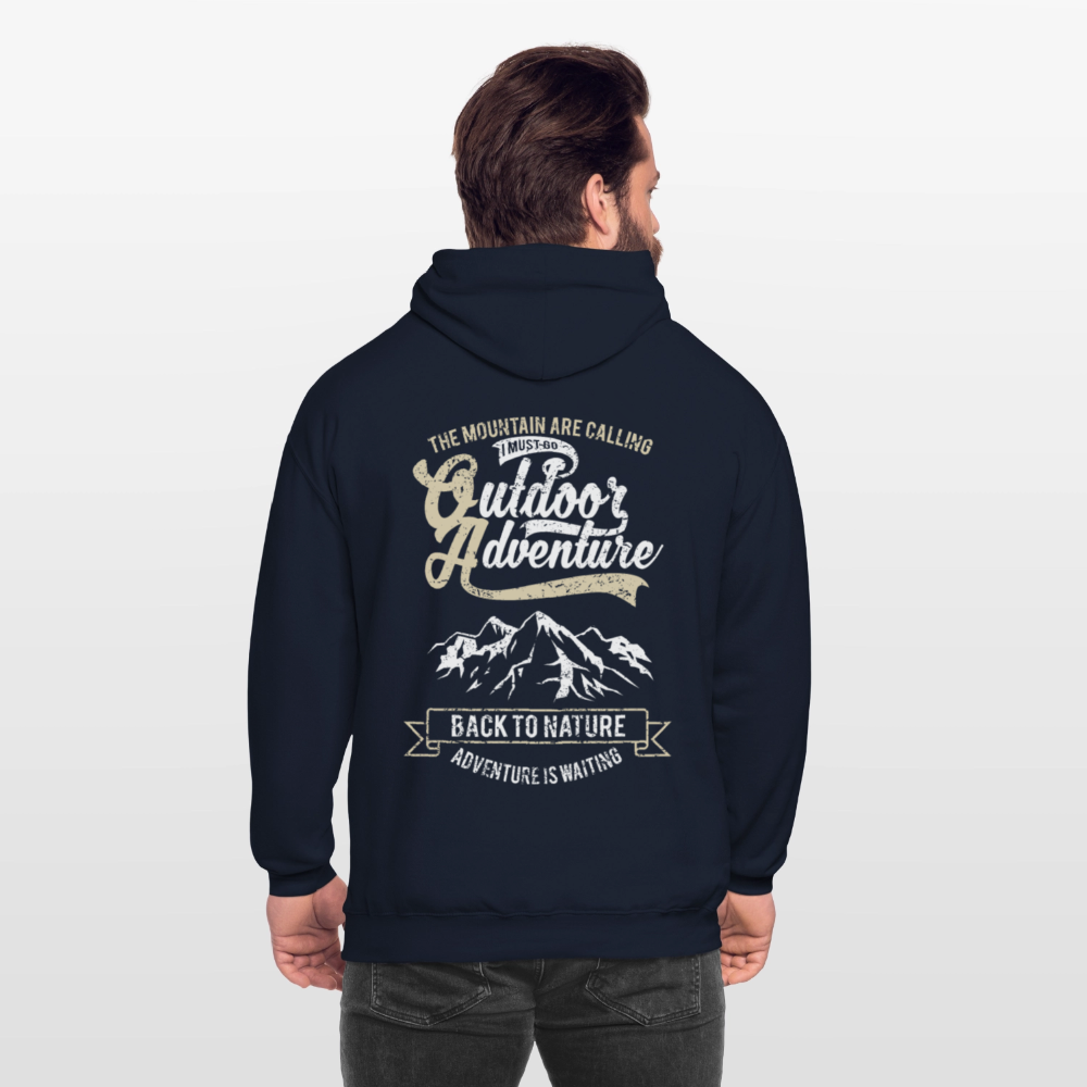 Outdoor Adventure Unisex Hoodie - navy