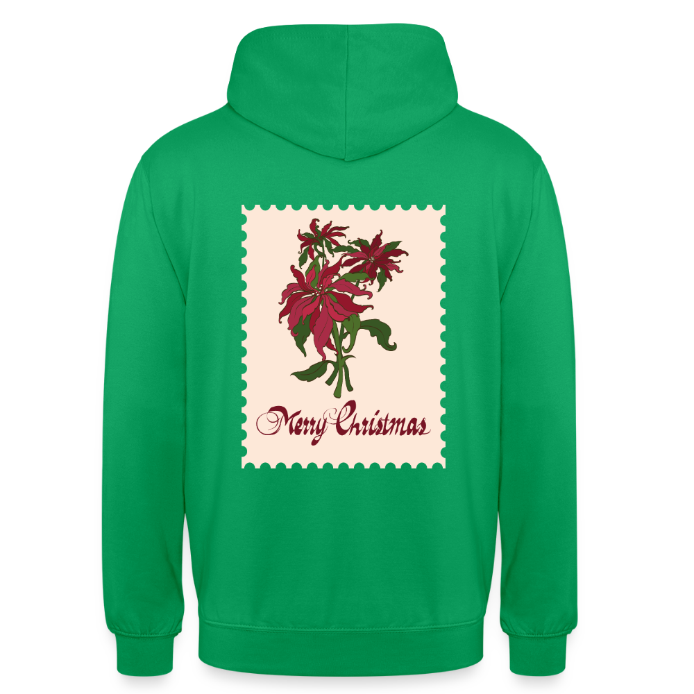 Merry Christmas Unisex Hoodie - kelly green