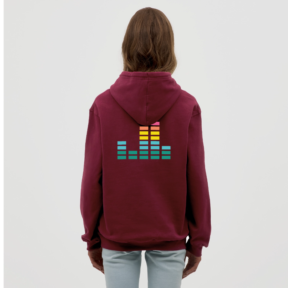 Equalizer Unisex Hoodie - bordeaux
