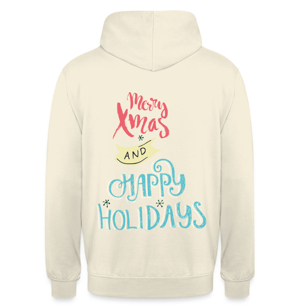 MerryChristmas Unisex Hoodie - vanilla