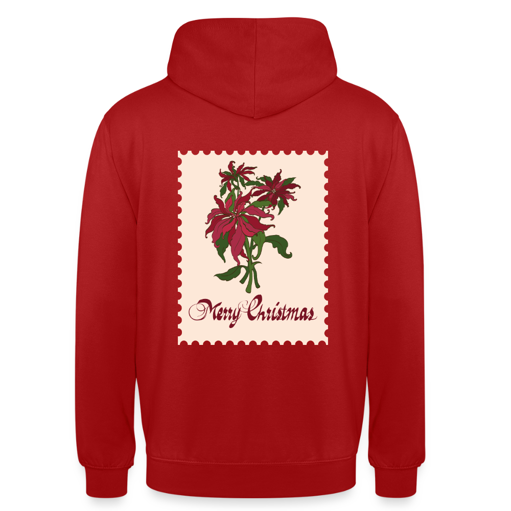 Merry Christmas Unisex Hoodie - red