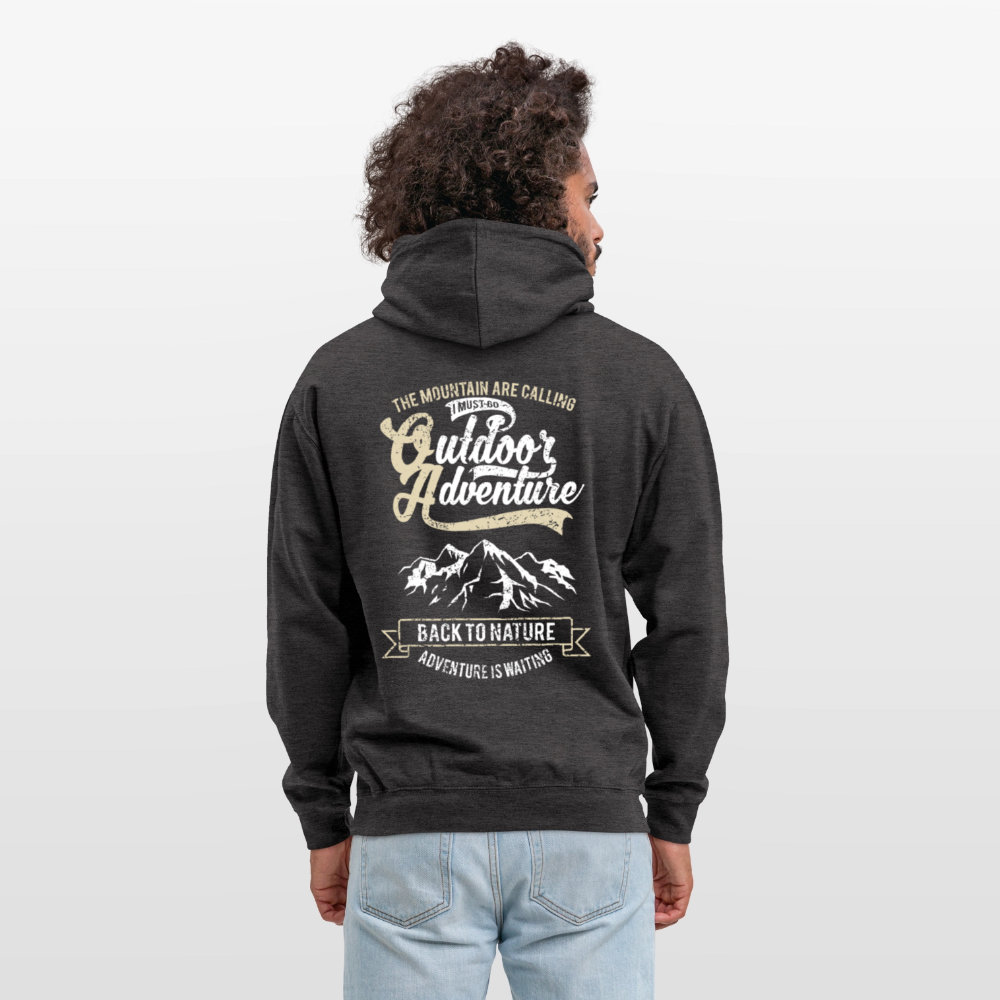 Outdoor Adventure Unisex Hoodie - charcoal grey