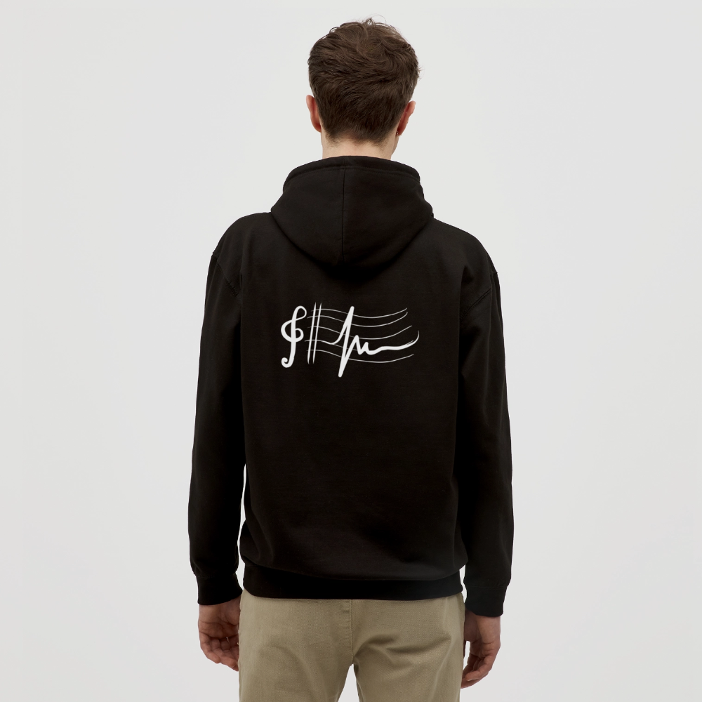 I love music Unisex Hoodie - black