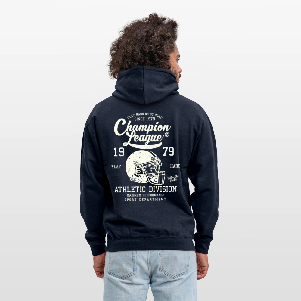 Champion League Unisex Hoodie - navy