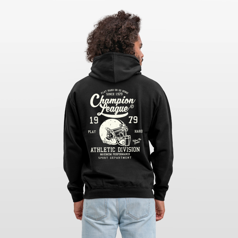 Champion League Unisex Hoodie - black