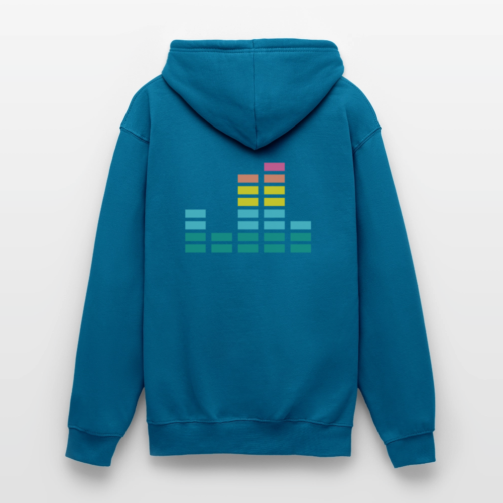 Equalizer Unisex Hoodie - deep sea blue 