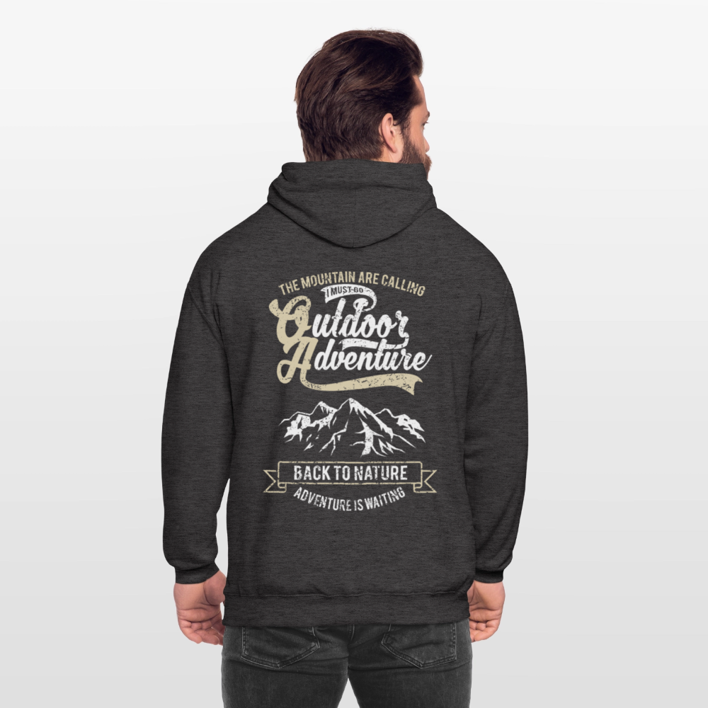 Outdoor Adventure Unisex Hoodie - charcoal grey