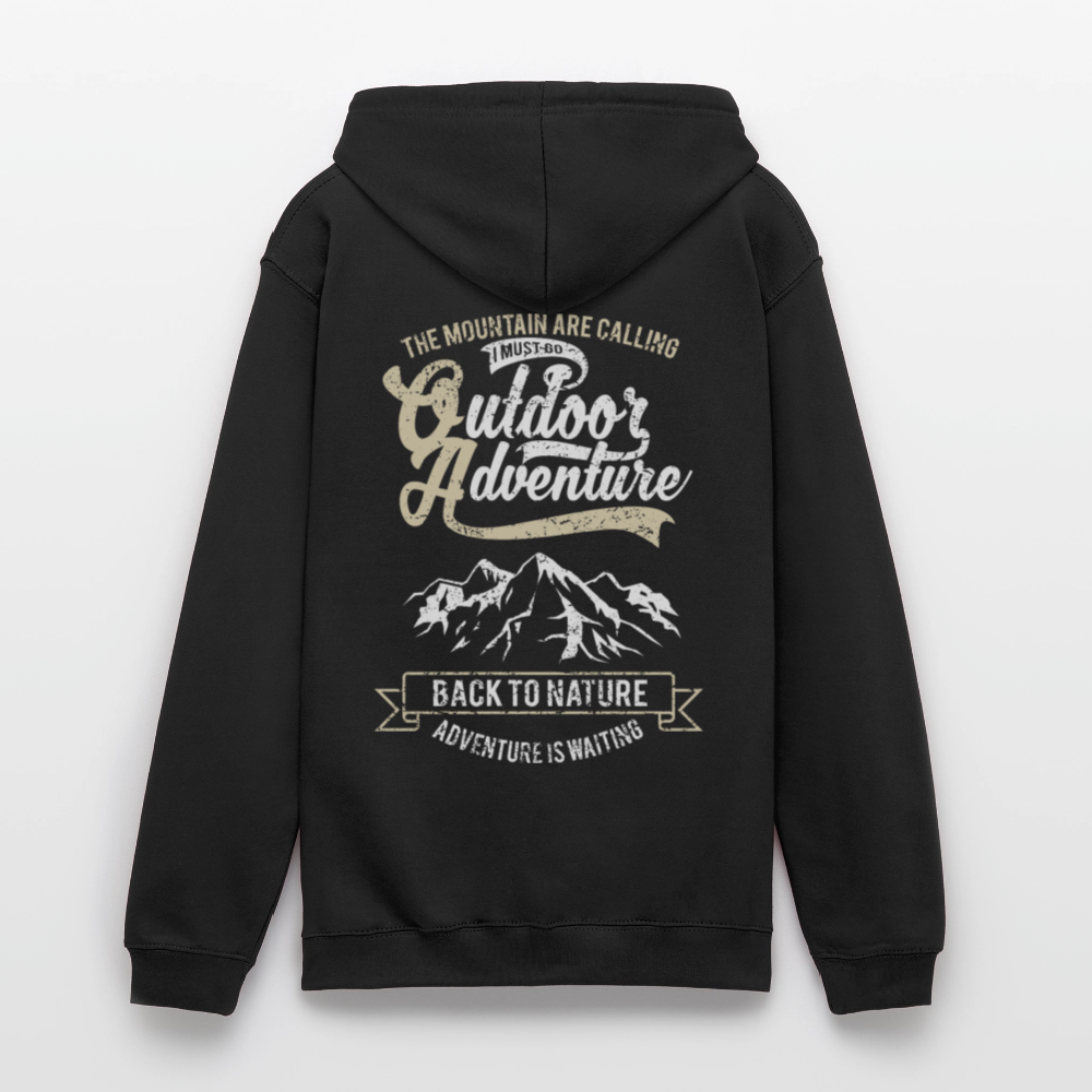 Outdoor Adventure Unisex Hoodie - black