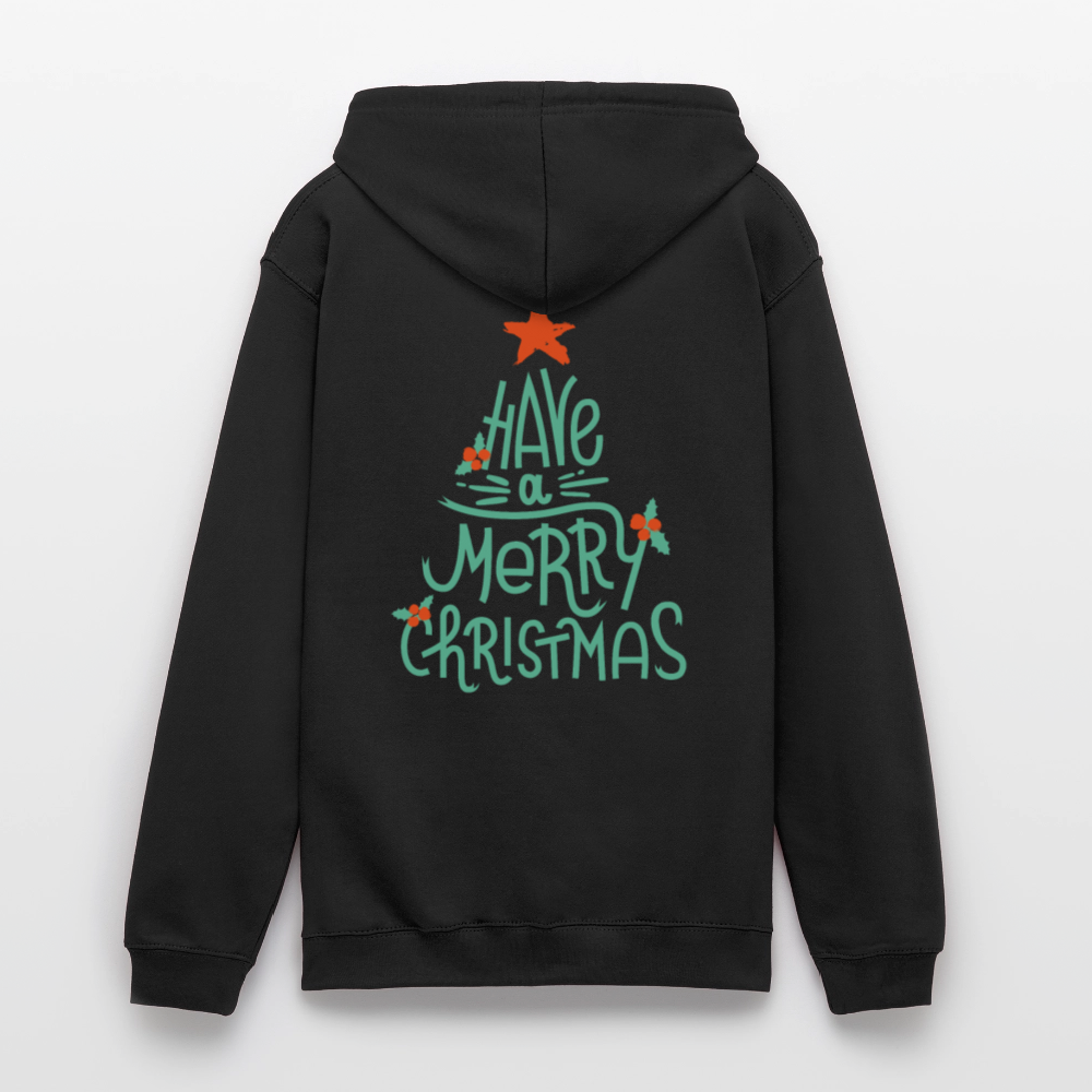 Merry christmas Unisex Hoodie - black