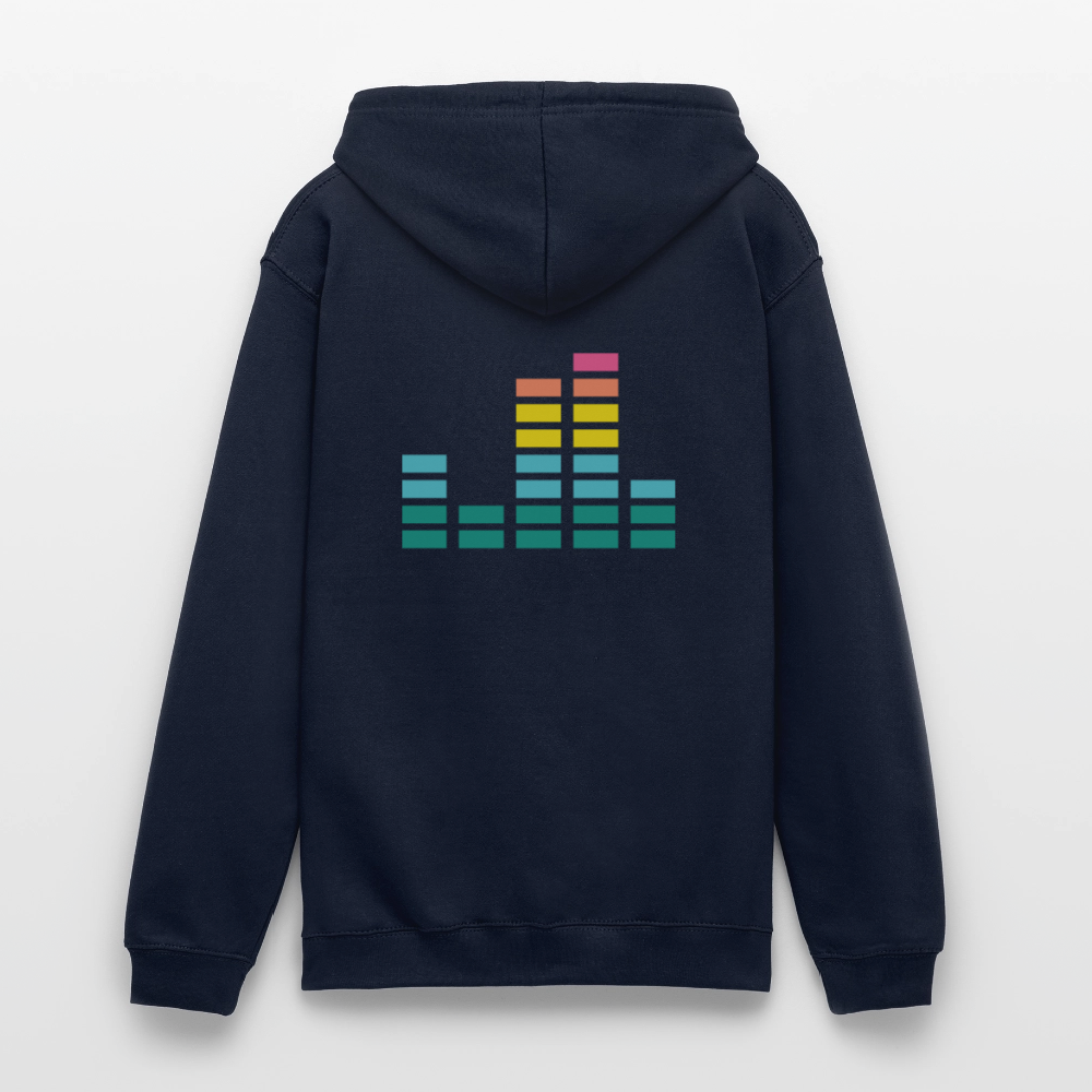 Equalizer Unisex Hoodie - navy