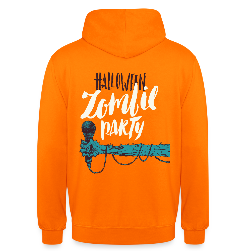 Halloween zombie party Unisex Hoodie - orange