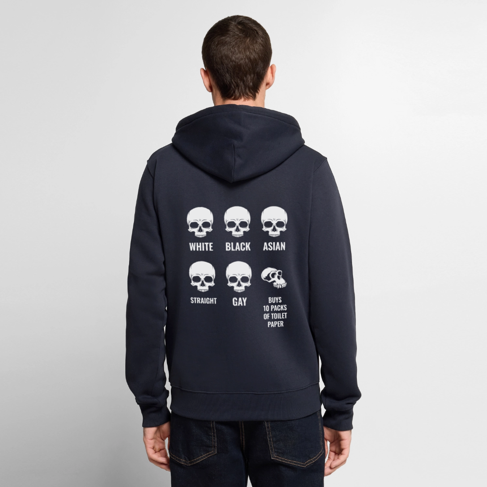 Men's Premium Hooded Jacket - navy